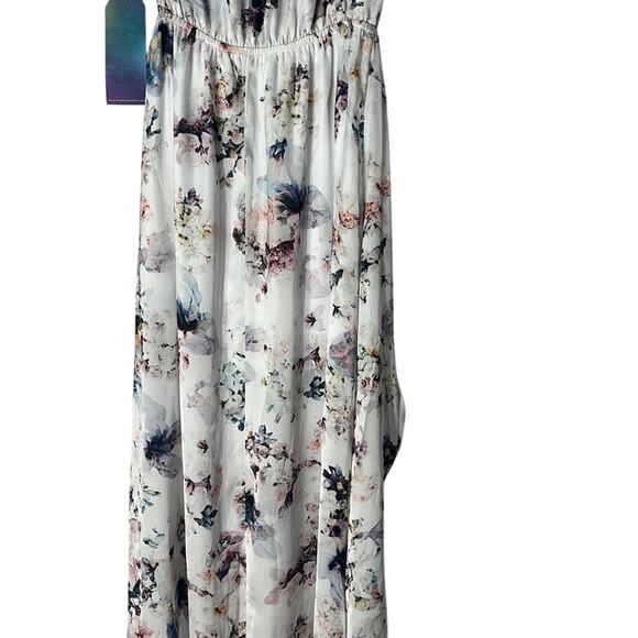 NWT Show Me Your Mumu Bouquet Beauty White Floral Heather Halter Dress Small - Picture 12 of 13